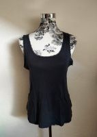 H&M Tanktop Top Basic Basictop Spitze Spitzentop Grau L Bayern - Würzburg Vorschau