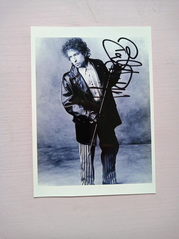 Autogrammfotos von Bob Dylan, Charly Watts, Pete Best und Adam Gr in Ladelund