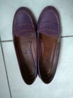 Ital. Mokassins Loafer Slipper Ballerina lila violett Größe 39 Sachsen-Anhalt - Halle Vorschau