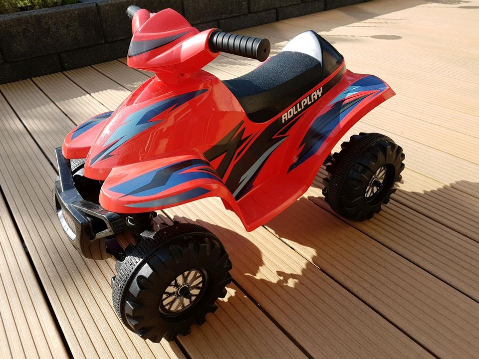 Auto Quad ATV Kind 2022  UTV Elektro Rollplay Ladegerät Haus in Mehlbach