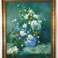 Gemälde Reproduktion "Der Blumenstrauss" Renoir Baden-Württemberg - Untergruppenbach Vorschau