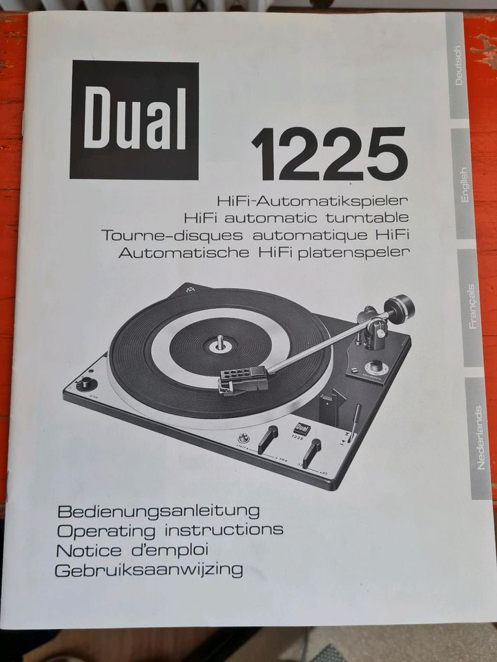 Dual Plattenspieler 1225 in Tauberbischofsheim