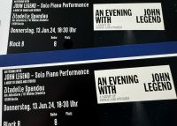 John Legend: 13.06., Zitadelle, 2 Tickets, Reihe 8 Pankow - Prenzlauer Berg Vorschau