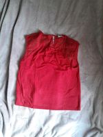 T-shirt tshirt Top ärmellos Stickerei street one Größe M 38 rot Bayern - Mitterteich Vorschau