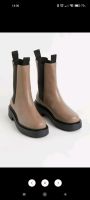 Chelsea Boots taupe Leder 37 neu ! Nordrhein-Westfalen - Porta Westfalica Vorschau