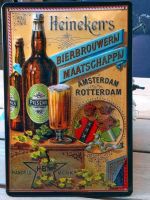 2 Geprägte Blechschilder von Heineken Bier. Nordrhein-Westfalen - Gronau (Westfalen) Vorschau