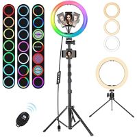 Stativ Handyhalter Ringlicht 150cm Selfie 10 Zoll LED RGB Selfie Berlin - Charlottenburg Vorschau