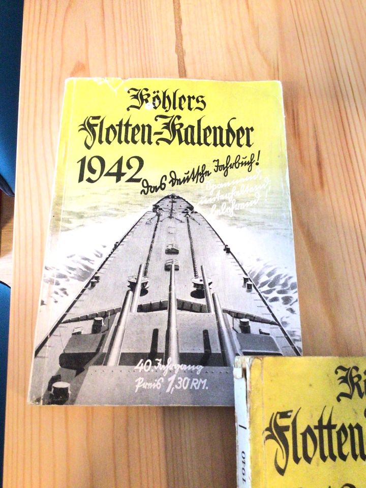 Köhlers Flotten Kalender 1939/40/42und das Reic als Aufgabe in Pentling
