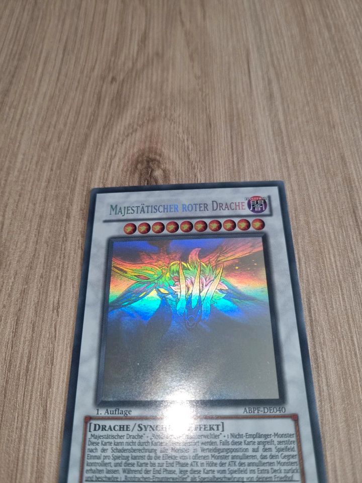 Yu-Gi-Oh Majestätischer roter Drache Ghost Rare 1.Auflage DE NM in Greifswald