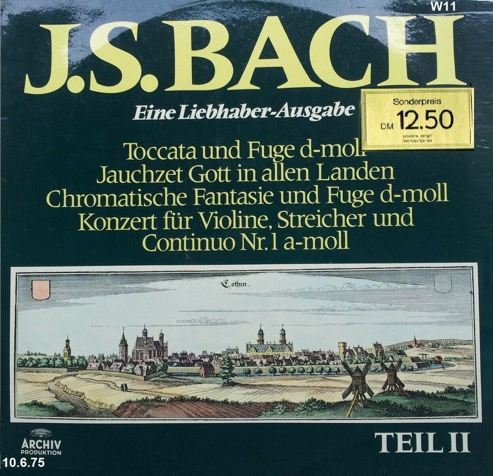 Schallplattenalbum W mit 22 Schallplatten 30 cm Durchmesser in Opfenbach