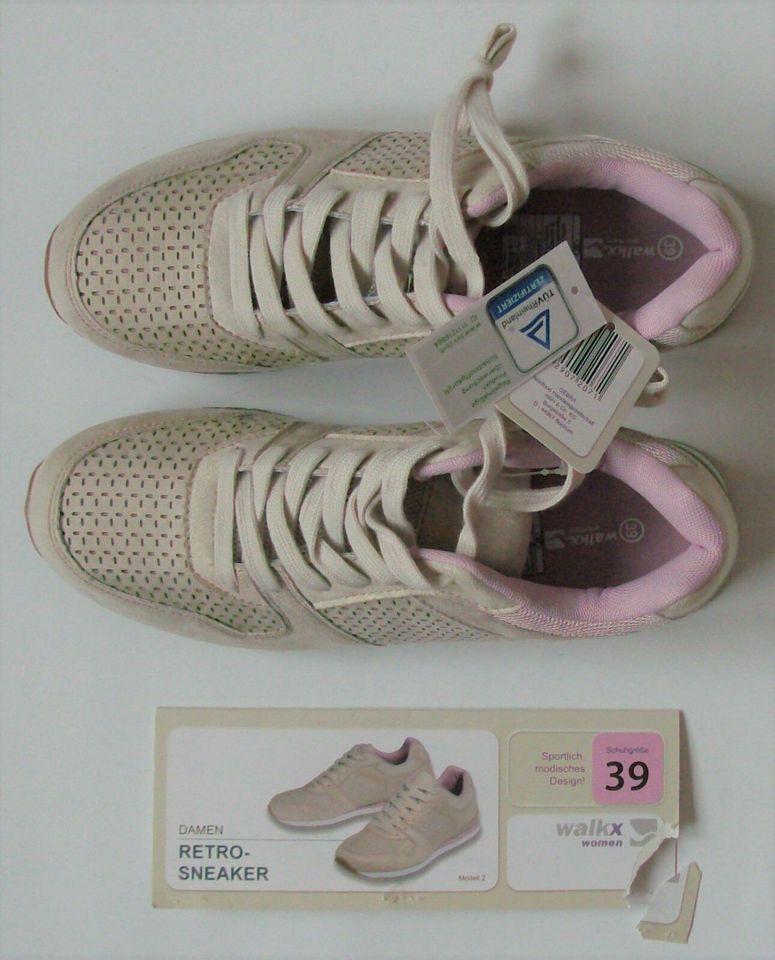 ungetragen neu Damen Retro Sneaker Walkx 70er/80er Aldi 38 39 top in Castrop-Rauxel