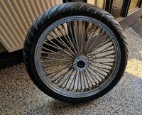 Harley Big Spoke Chicano Vorderrad Felge 21" Michelin commander Nordrhein-Westfalen - Beckum Vorschau