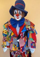 Lappen Clown Figur 145 cm lebensgroß Fasching Karneval Party Deko Saarland - St. Ingbert Vorschau