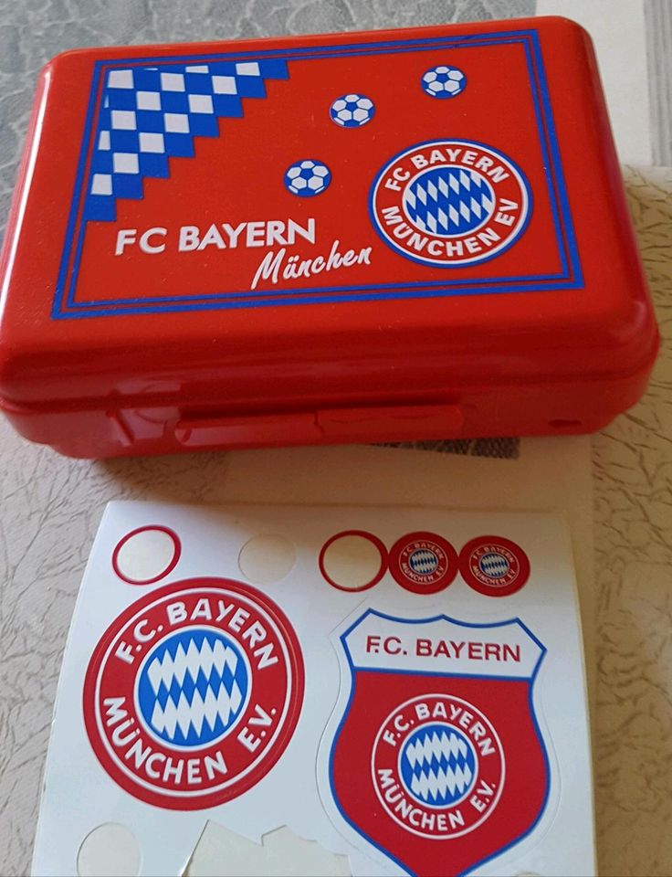 Brotzeitdose Frühstücksbox 1. FCB, Bayern rot neu in Rothenburg o. d. Tauber