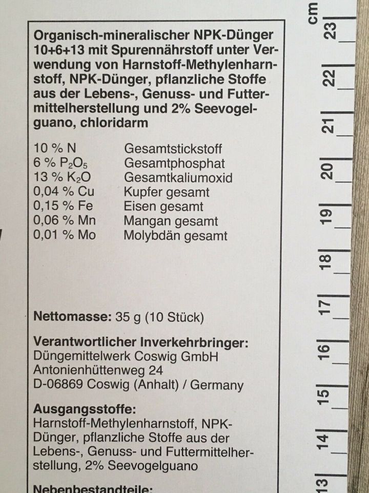 (0,30€/ Stk) Tomatendünger Düngestäbchen 10-200 Stk Gemüsedünger in Potsdam