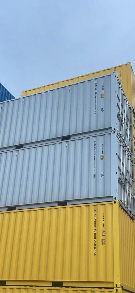 ✅ Seecontainer neu 20Fuß & 40Fuß | Lieferung bundesweit | Lager ✅ in Ludwigshafen