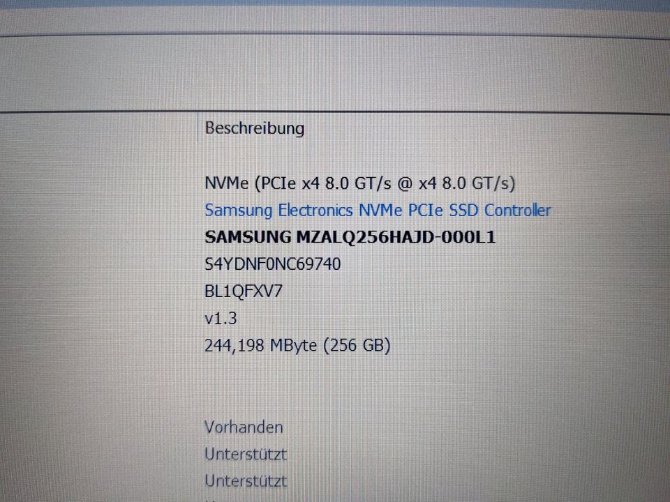 Lenovo Thinkpad E15 G2, Core i3, 8GB RAM, 256 GB SSD, Win11 in Nordhausen