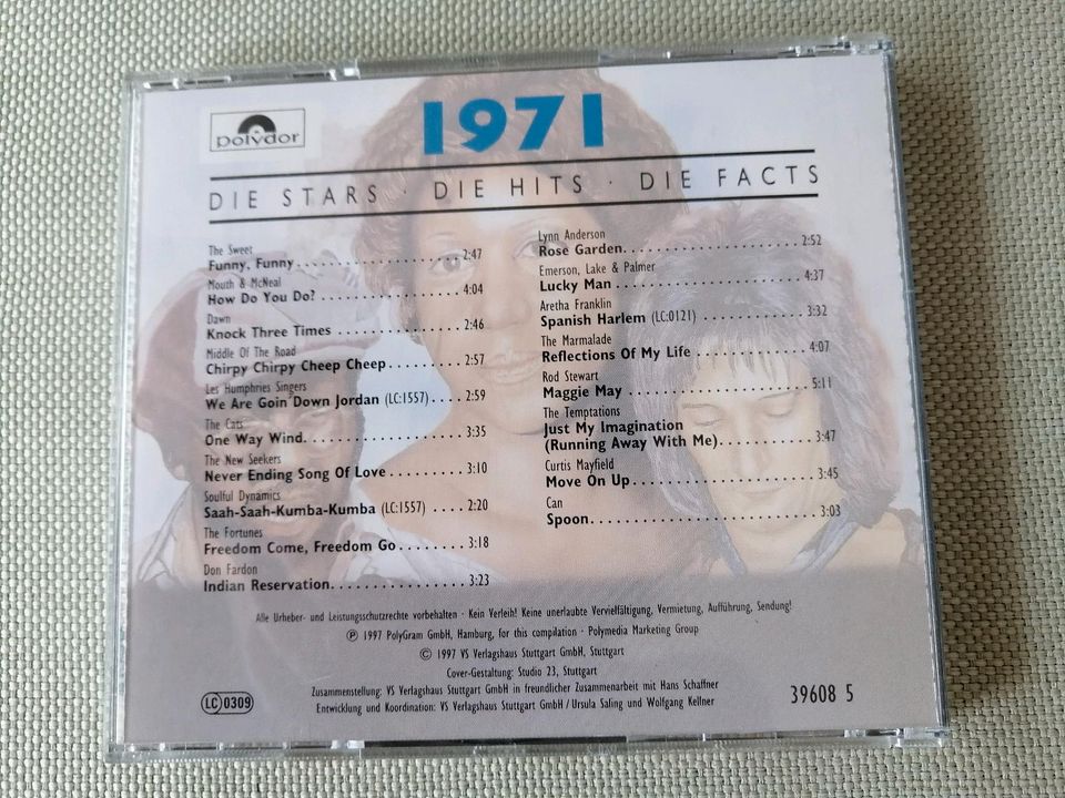 CD - 1971 Die Stars - Die Hits - Die Facts / 70er Mix in Rheda-Wiedenbrück