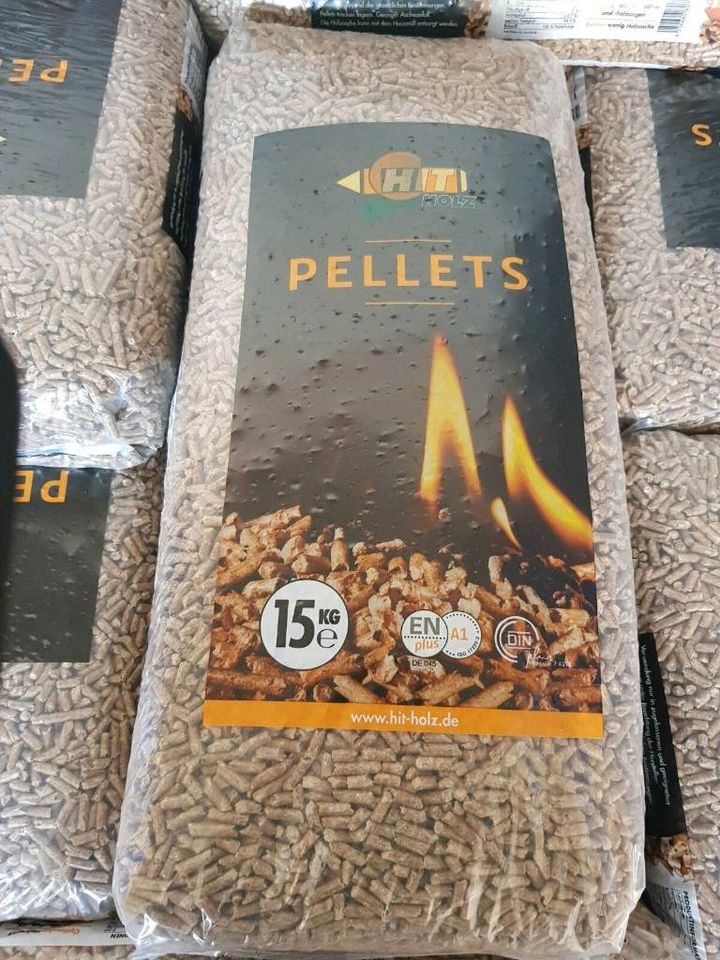 Holzpeletts Deutsche Premium 6mm ENplusA1+DINplus lose o. 15kg in Nünchritz