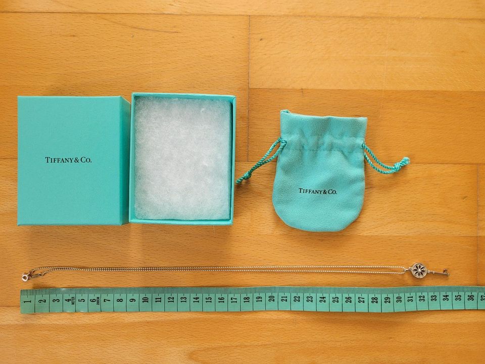 Orig TIFFANY & CO Diamant ❤️ Gänseblümchen Schlüssel Kette silber in Frankfurt am Main
