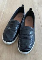 Ballerinas Slip-On Slippers Schlupfschuh Krokodilleder Optik Nordrhein-Westfalen - Geldern Vorschau