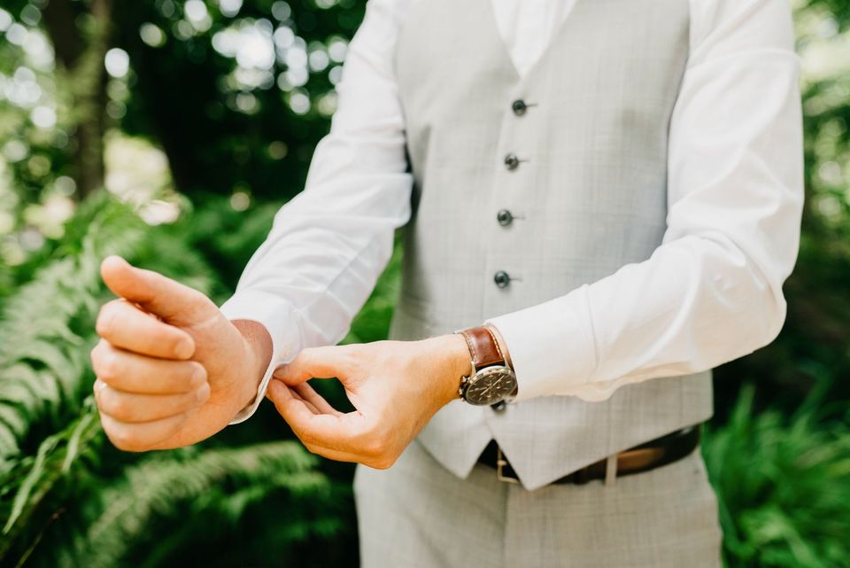 Hochzeitsanzug komplett hellgrau in Ebringen