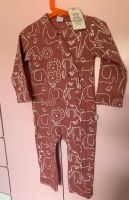 Overall Jumpsuit Rot mit Tieren Elefanten Löwen NEU Strampler Schleswig-Holstein - Büdelsdorf Vorschau