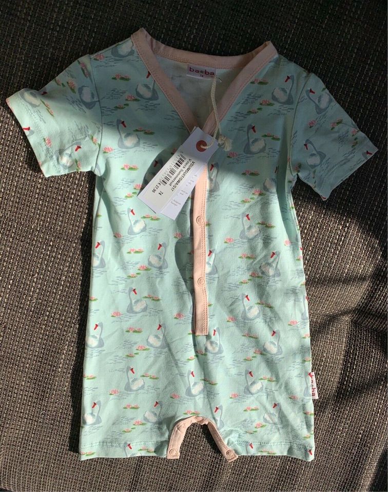 ba*ba babywear Gr. 74 Sommer *neu* organic V-neck summersuit in Berlin