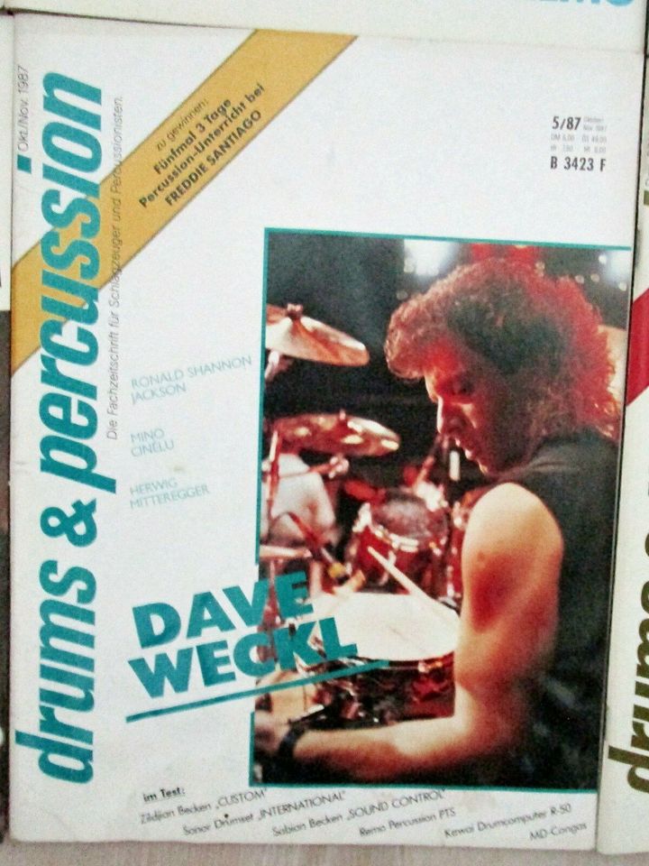 drums & percussion 1987 - kompletter Jahrgang - 6 Magazine (VG+) in Groß-Gerau