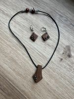 Kette und Ohrringe aus Holz (Handmade) München - Untergiesing-Harlaching Vorschau