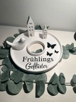 Ring Teller mit deko weiß Frühling Vogel Schmetterling Häuschen Rheinland-Pfalz - Bubenheim (Pfalz) Vorschau