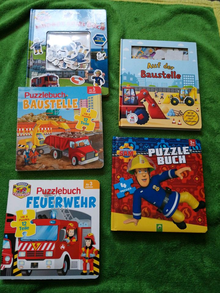 Puzzle Kinder Bücher, Baustelle Feuerwehr in Altenbeken
