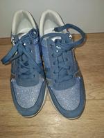 Blaue Glitzersneaker Sachsen - Niesky Vorschau