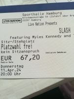 1 Karte Ticket für Slash und Myles  Kennedy in Hamburg 11.04.2024 Kiel - Schreventeich-Hasseldieksdamm Vorschau