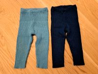 Leggings Wolle Disana 74/80 Ripp blau türkis Nordrhein-Westfalen - Bünde Vorschau