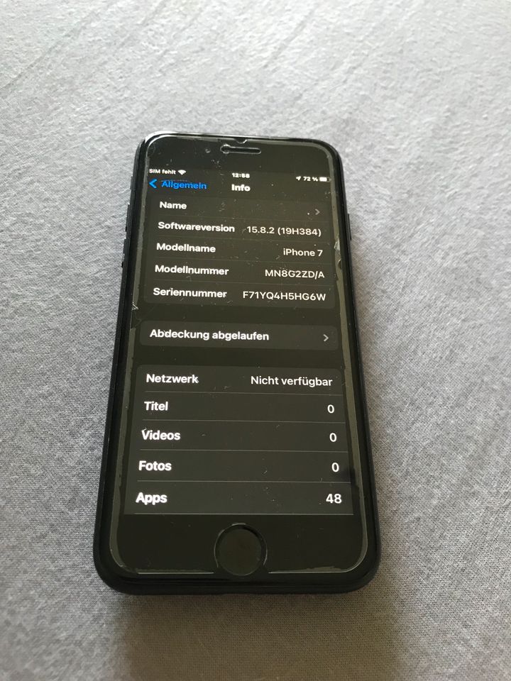 I Phone 7 (Schwarz) in Unterföhring