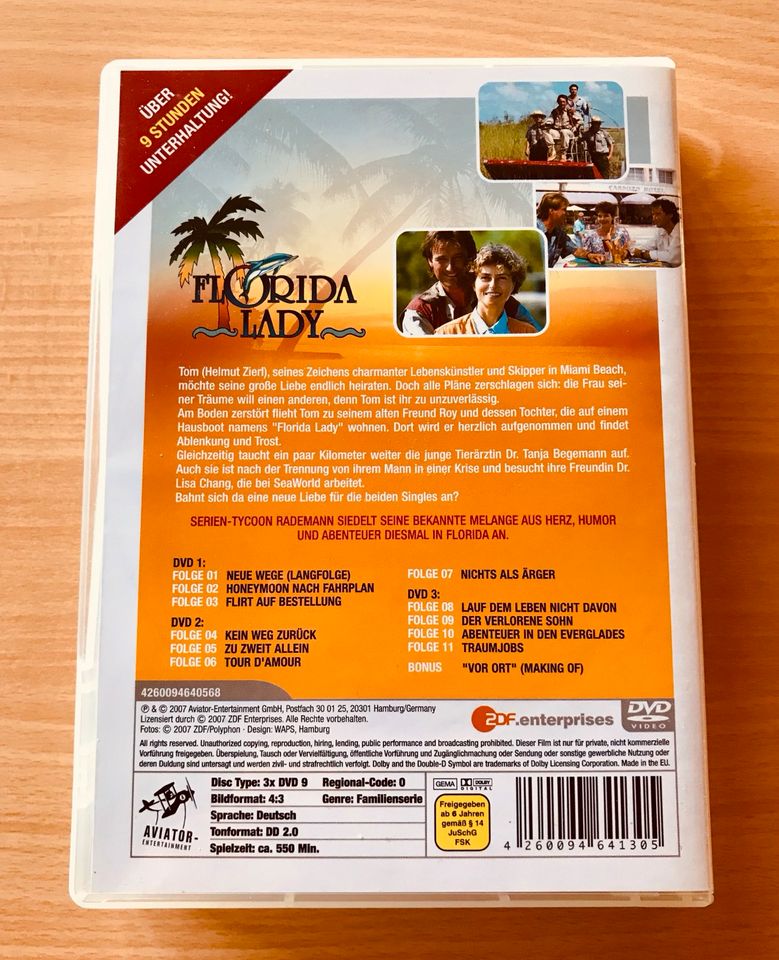 Florida Lady, Staffel 1, DVD Box, Helmut Zierl, Claudia Demarmels in Hannover