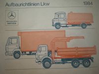 Mercedes Aufbaurichtlinien LKW 1984 Bayern - Neustadt b.Coburg Vorschau