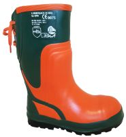 LUMBERJACK III NEO SCHNITTSCHUTZ GUMMISTIEFEL GRÜN ORANGE LEVEL 3 Nordrhein-Westfalen - Schloß Holte-Stukenbrock Vorschau