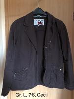 Cecil Jacke braun mit Tuch lila Gr. L Niedersachsen - Martfeld Vorschau