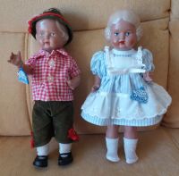 Puppen   "Bärbel + Hans"   Original Schildkröt Puppen Essen - Karnap Vorschau
