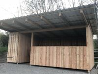 Offenstall 3 x 6 mit Vordach Futterkammer Weidehütte Westerwaldkreis - Elbingen Westerwald Vorschau