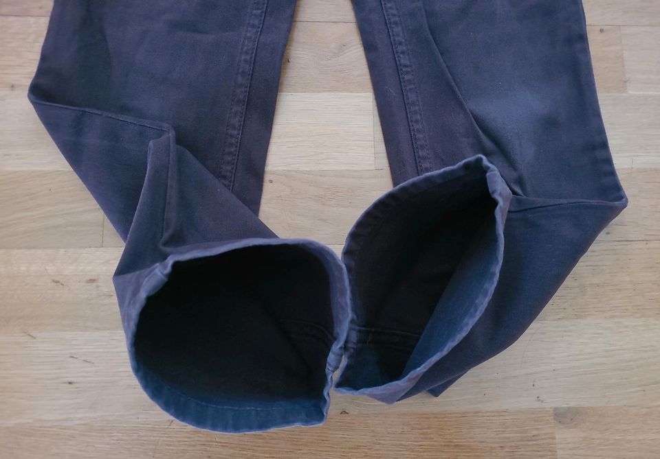 Charles Vögele Jeans braun 140, Hose, straight, gerader Schnitt in Weil der Stadt