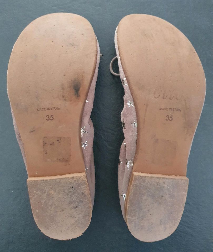 ❤️❤️❤️ CLIC ! Ballerina beige mit Sternen Gr. 35 neuwertig ❤️❤️❤️ in Hamburg