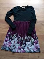 Handmade Sweat Kleid Blumen lila schwarz Gr. 34 Hessen - Feldatal Vorschau