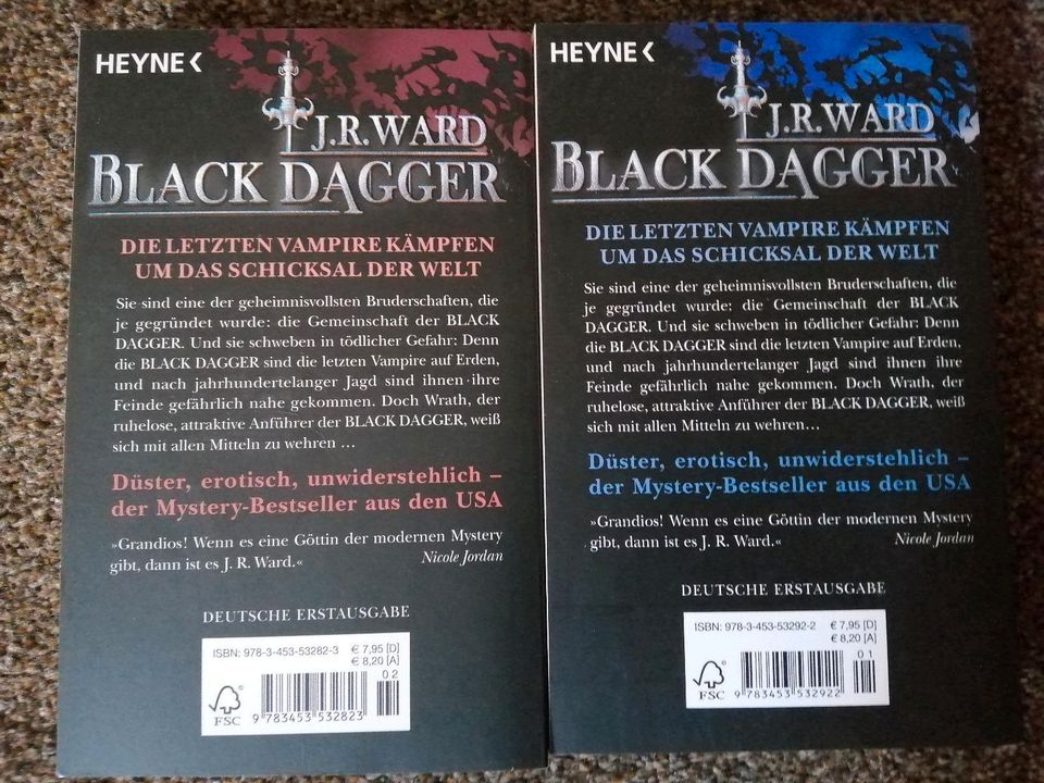 Menschenkind + Vampirherz von J. R. Ward (Bd. 7+8 Black Dagger) in Grabow