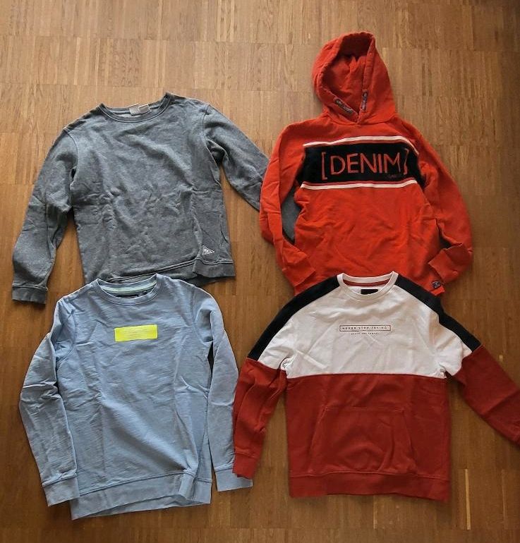 4x Langarmshirt Sweatshirt Hoodie Gr. 164 - 170 in München