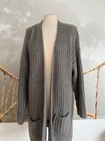 Laura di Sarpi Jacke Strickjacke grau Gr. L  lang Hessen - Wiesbaden Vorschau