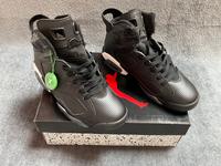 Jordan Retro 6 Schwarz Cat (GS) Größe 41 - 42 Hessen - Obertshausen Vorschau