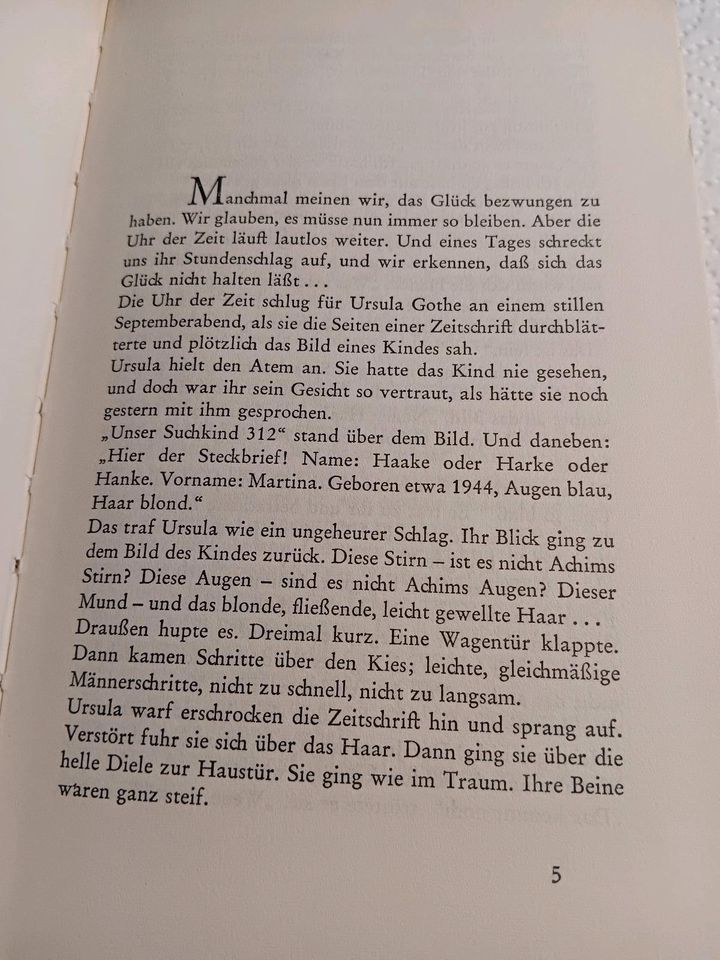 Buch Hans- Ulrich Horster:Suchkind 312 gebundene Ausgabe aus 1959 in Bretzenheim